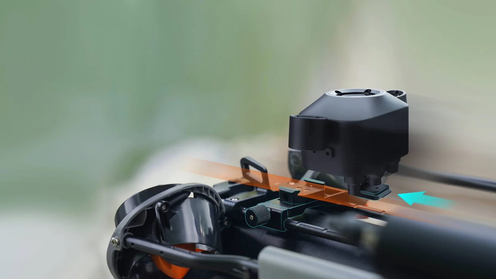 plataforma subacuática con cinco puertos de accesorios