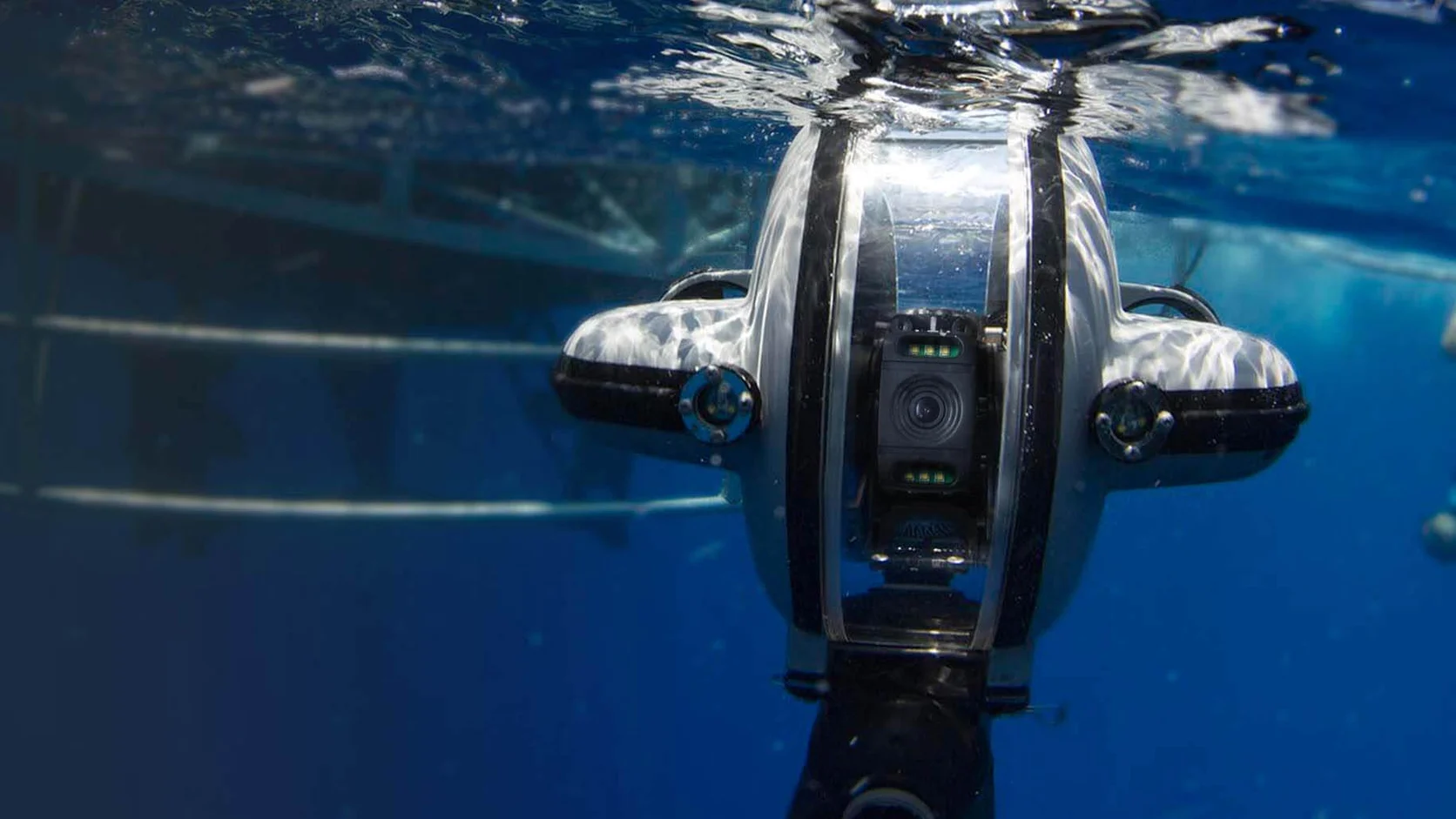 vehículo submarino teledirigido para inspección portátil