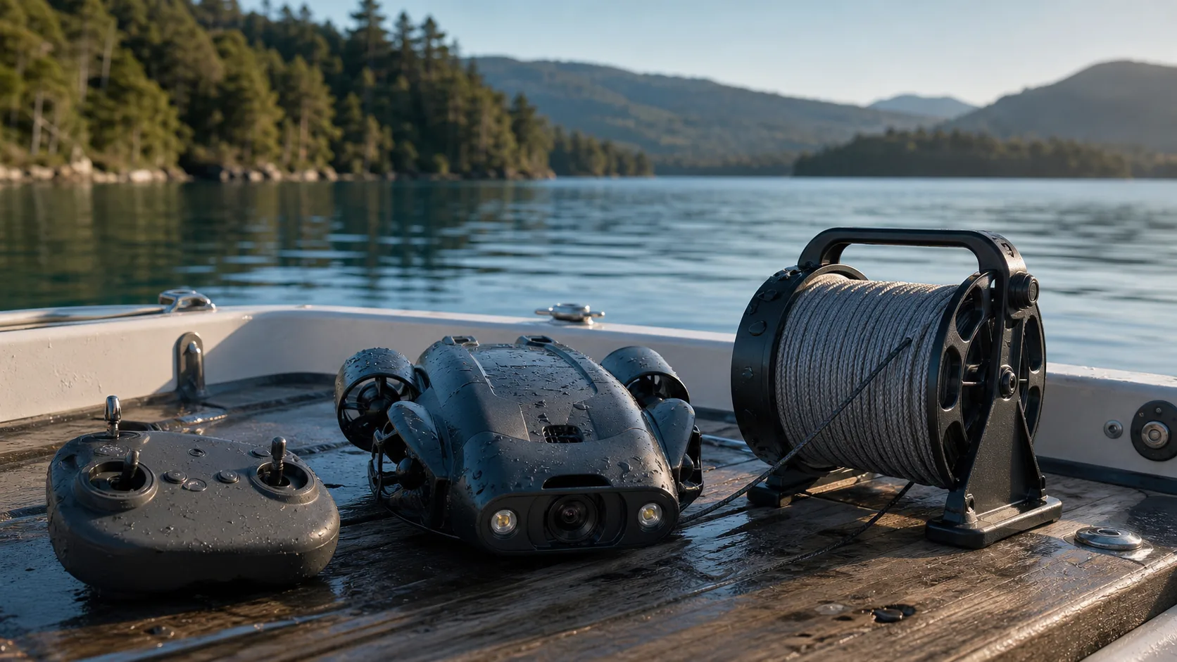 robot submarino para pesca deportiva
