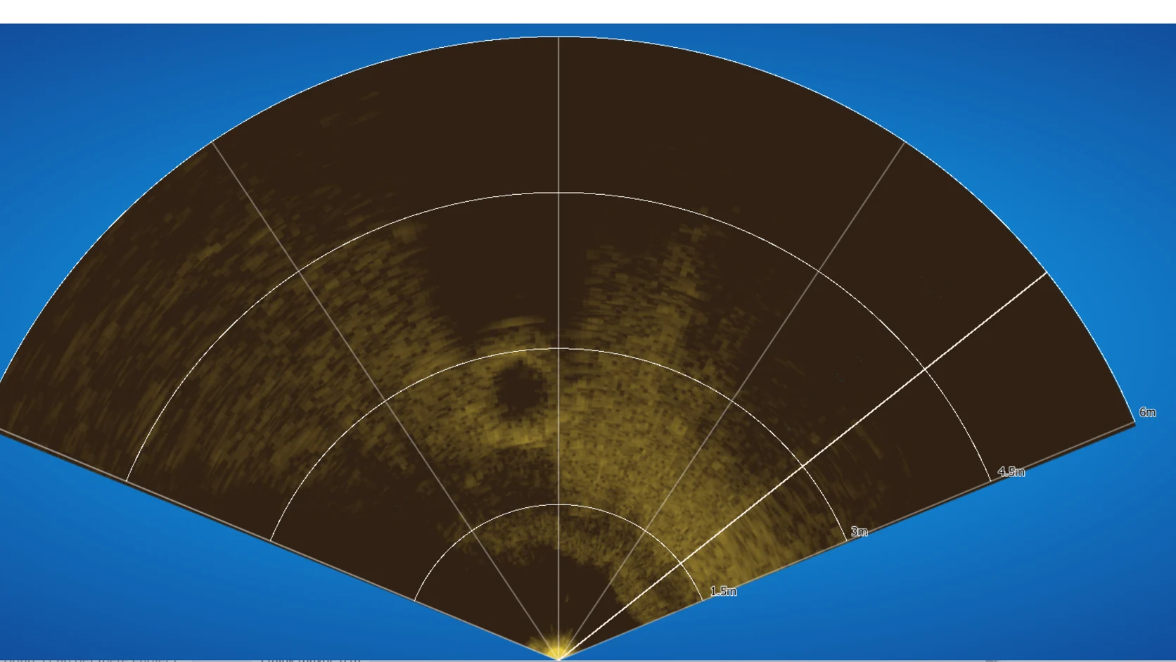 sonar de barrido para detectar objetos bajo el agua