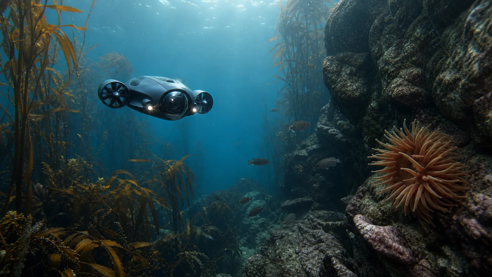 robot submarino para exploración marina