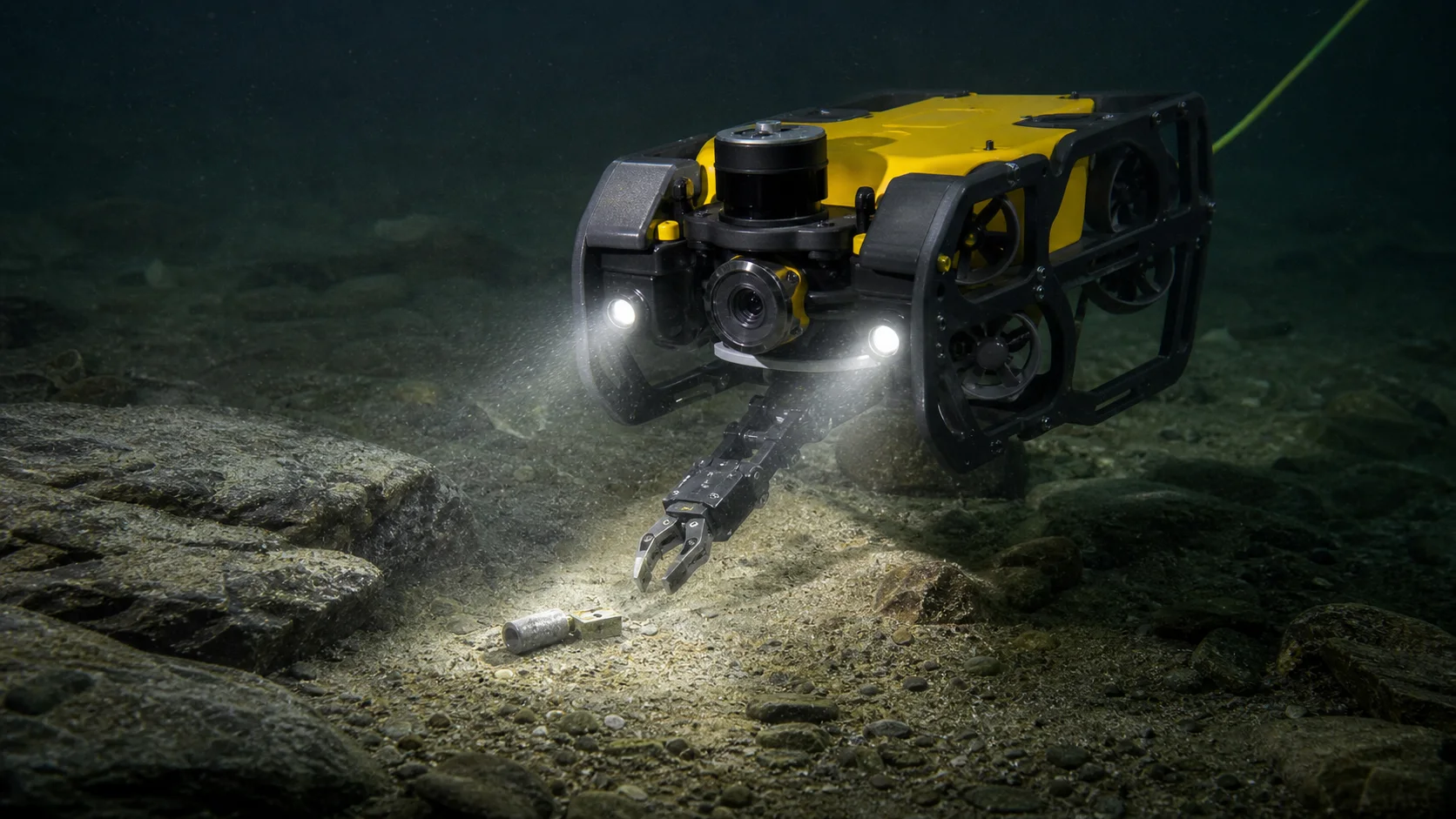 ROV VideoRay para búsqueda submarina